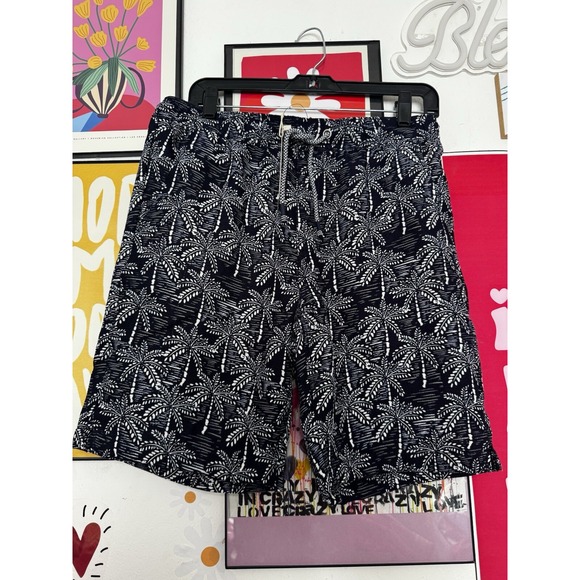 Montauk Linen Essex Crossing Gray Drawstring Shorts Washable Linen Mens - Picture 2 of 3